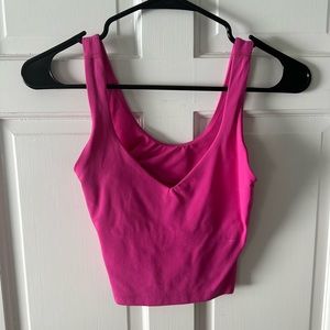 Sonic pink lululemon align tank top
